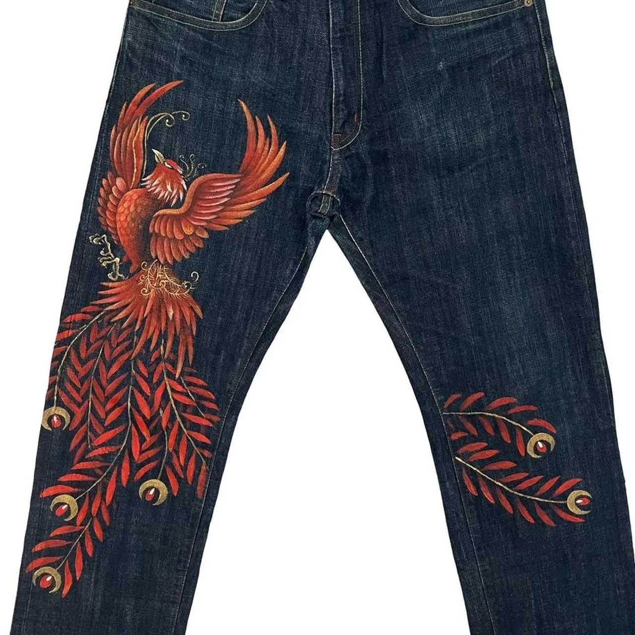 Zen Airbrushed Denim Jeans